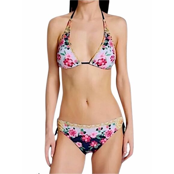 Johnny Was Other - Johnny Was Raina Tassel String Bikini Set XL